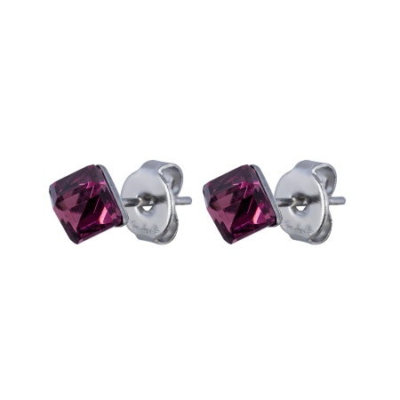 Пусеты Fiore Luna,  Hot Pink, SWE2127/1 HP S